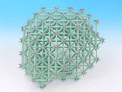 Copper molecular model 
