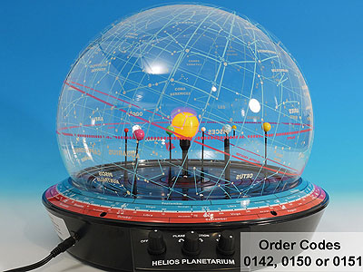 helios planetarium model of solar system