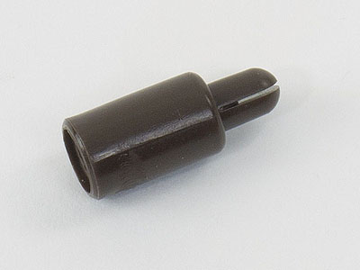 End Cap with prong 4.0 mm brown